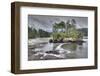 USA, Washington, Salt Creek. Landscape of island in river.-Jones and Shimlock-Framed Photographic Print