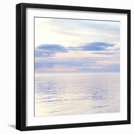 USA, Washington, San Juan Islands. Pastel seascape at sunset.-Jaynes Gallery-Framed Photographic Print