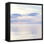 USA, Washington, San Juan Islands. Pastel seascape at sunset.-Jaynes Gallery-Framed Stretched Canvas