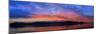 USA, Washington, Seabeck. Sunset panoramic of Hood Canal and Olympic Mountains.-Jaynes Gallery-Mounted Photographic Print