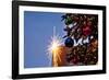 USA, Washington, Seattle. Christmas lights in downtown Seattle-Richard Duval-Framed Photographic Print