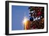 USA, Washington, Seattle. Christmas lights in downtown Seattle-Richard Duval-Framed Photographic Print