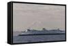 USA, Washington, Seattle. Edmonds-Kingston Auto-Passenger Ferry-Trish Drury-Framed Stretched Canvas