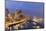 USA, Washington, Seattle. Night Time Skyline from Pier 66-Brent Bergherm-Mounted Photographic Print