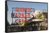 USA, Washington, Seattle. Pike Place Market Built in 1907-Trish Drury-Framed Stretched Canvas