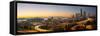 USA, Washington. Seattle Skyline Near the 12th Street Bridge-Gary Luhm-Framed Stretched Canvas