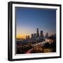 USA, Washington. Seattle Skyline Near the 12th Street Bridge-Gary Luhm-Framed Photographic Print