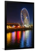 USA, Washington, Seattle. the Seattle Great Wheel on the Waterfront-Richard Duval-Framed Photographic Print