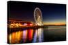USA, Washington, Seattle. the Seattle Great Wheel on the Waterfront-Richard Duval-Stretched Canvas