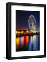USA, Washington, Seattle. the Seattle Great Wheel on the Waterfront-Richard Duval-Framed Photographic Print