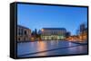 USA, Washington, Seattle, University of Washington Campus at Dawn-Rob Tilley-Framed Stretched Canvas