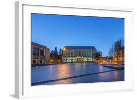 USA, Washington, Seattle, University of Washington Campus at Dawn-Rob Tilley-Framed Photographic Print