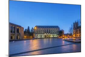 USA, Washington, Seattle, University of Washington Campus at Dawn-Rob Tilley-Mounted Photographic Print