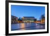 USA, Washington, Seattle, University of Washington Campus at Dawn-Rob Tilley-Framed Photographic Print