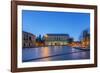 USA, Washington, Seattle, University of Washington Campus at Dawn-Rob Tilley-Framed Photographic Print