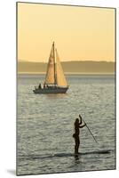 USA, Washington, Seattle. Watersports on the Puget Sound.-Steve Kazlowski-Mounted Photographic Print