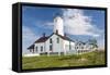USA, Washington, Sequim, Dungeness Spit. Dungeness Spit Lighthouse-Trish Drury-Framed Stretched Canvas