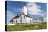 USA, Washington, Sequim, Dungeness Spit. Dungeness Spit Lighthouse-Trish Drury-Stretched Canvas