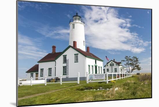 USA, Washington, Sequim, Dungeness Spit. Dungeness Spit Lighthouse-Trish Drury-Mounted Photographic Print
