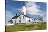 USA, Washington, Sequim, Dungeness Spit. Dungeness Spit Lighthouse-Trish Drury-Stretched Canvas