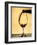 USA, Washington, Spokane. Red wine backlit by the mid-day sun-Richard Duval-Framed Photographic Print