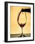 USA, Washington, Spokane. Red wine backlit by the mid-day sun-Richard Duval-Framed Photographic Print