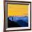 USA, Washington State. A backpacker descending from the Skyline Divide at sunset.-Gary Luhm-Framed Photographic Print