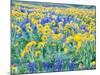 USA, Washington State. Arrowleaf balsamroot and lupine-Terry Eggers-Mounted Photographic Print