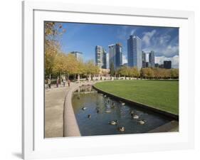 USA, Washington State, Bellevue, Bellevue Downtown Park-Merrill Images-Framed Photographic Print