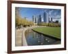 USA, Washington State, Bellevue, Bellevue Downtown Park-Merrill Images-Framed Photographic Print