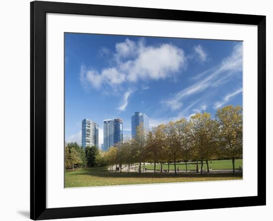 USA, Washington State, Bellevue, Bellevue Downtown Park-Merrill Images-Framed Photographic Print