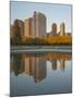 USA, Washington State, Bellevue. Downtown Park and skyline.-Merrill Images-Mounted Photographic Print