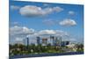 USA, Washington State, Bellevue. Skyline view from Lake Washington.-Merrill Images-Mounted Photographic Print