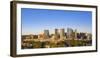 USA, Washington State, Bellevue. Skyscrapers and downtown skyline.-Merrill Images-Framed Photographic Print