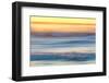 USA, Washington State, Cape Disappointment State Park. Abstract of sunset and ocean.-Jaynes Gallery-Framed Photographic Print