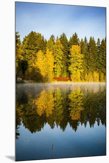 USA, Washington State, Cle Elum. Fall color by a pond in Central Washington.-Richard Duval-Mounted Premium Photographic Print