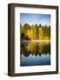 USA, Washington State, Cle Elum. Fall color by a pond in Central Washington.-Richard Duval-Framed Photographic Print