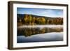 USA, Washington State, Cle Elum. Fall color by a pond in Central Washington.-Richard Duval-Framed Photographic Print