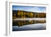 USA, Washington State, Cle Elum. Fall color by a pond in Central Washington.-Richard Duval-Framed Photographic Print