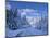 USA, Washington State, Cle Elum, Kittitas County. Colorful winter landscape of rural town.-Julie Eggers-Mounted Photographic Print