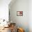 USA, Washington State, Cle Elum. Macro of a dahlia.-Julie Eggers-Framed Stretched Canvas displayed on a wall