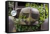 USA, Washington State, Columbia County. Abandoned car just north of Dayton.-Brent Bergherm-Framed Stretched Canvas