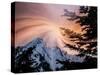 Usa, Washington State. Crystal Mountain Ski Resort at sunset.-Merrill Images-Stretched Canvas