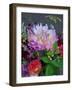 Usa, Washington State, Duvall. Purple Garden dahlia in bouquet of cut flowers-Merrill Images-Framed Photographic Print