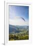 USA, Washington State, Issaquah. Paragliders launch from Tiger Mountain-Merrill Images-Framed Photographic Print