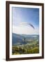 USA, Washington State, Issaquah. Paragliders launch from Tiger Mountain-Merrill Images-Framed Photographic Print