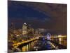 USA, Washington State, King County, Downtown Seattle, from Pier 61 overview.-Brent Bergherm-Mounted Photographic Print