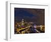 USA, Washington State, King County, Downtown Seattle, from Pier 61 overview.-Brent Bergherm-Framed Photographic Print