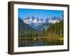 USA, Washington State, Kittitas County. Cooper Lake in the Central Washington Cascade Mountains.-Julie Eggers-Framed Photographic Print