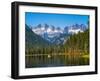 USA, Washington State, Kittitas County. Cooper Lake in the Central Washington Cascade Mountains.-Julie Eggers-Framed Photographic Print